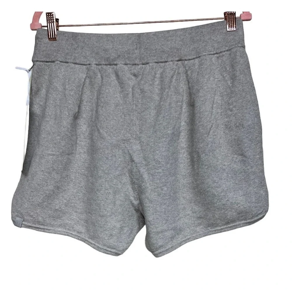 Lululemon Cotton-Cashmere Knit High-Rise Short‎ 4” Heathered Raw Linen Size 10